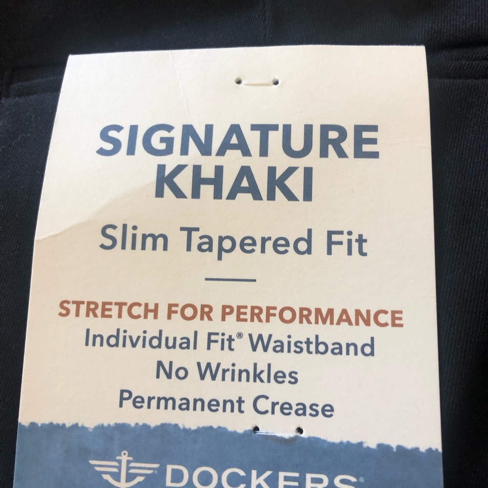 Black khaki docker
